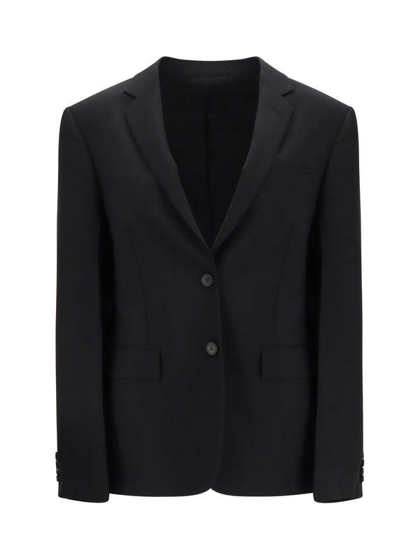 Kid Mohair Blazer Nero Jacket
