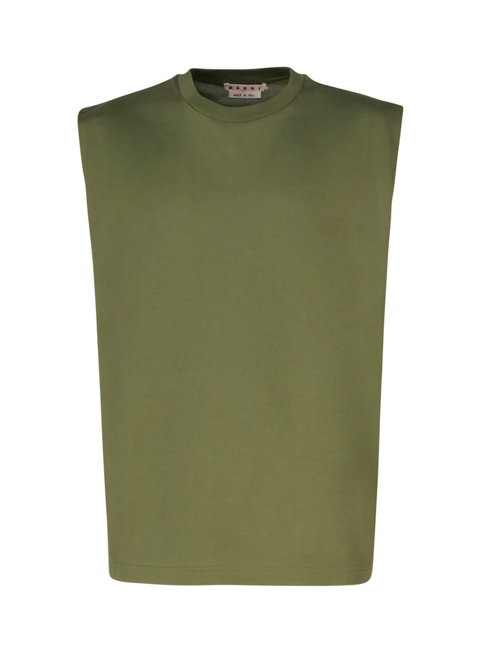 Marni T-Shirts And Polos Green Cotton
