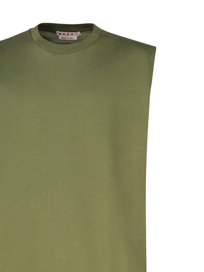 Marni T-Shirts And Polos Green Cotton
