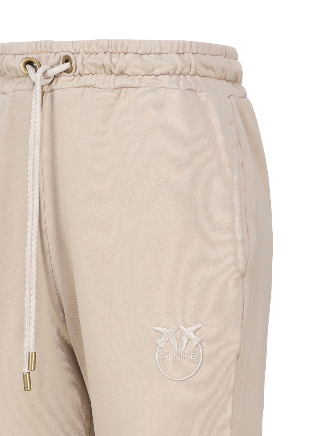 Pinko Trousers Beige Cotton