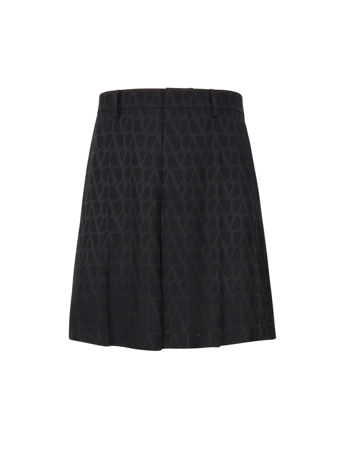 Valentino Garavani Shorts Black Silk