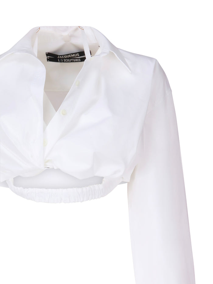 Jacquemus Shirts White Principal:coton Elasthanne