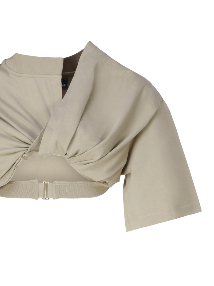 Jacquemus Top Khaki Cotton