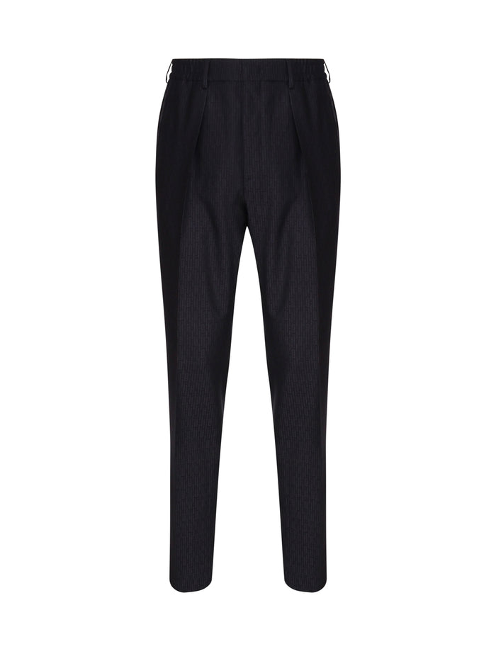 Fendi Rtw Blue Wool