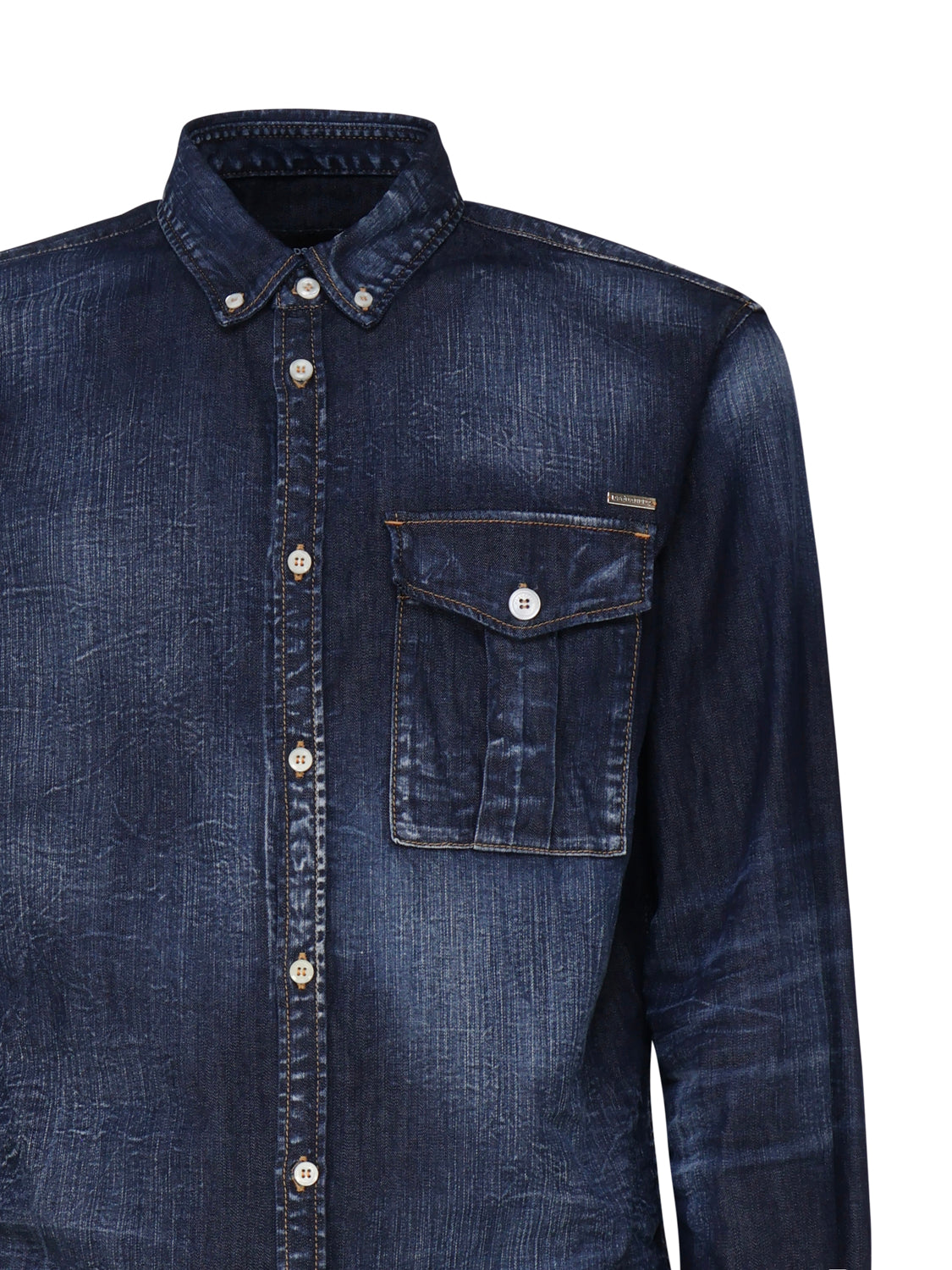 Dsquared2 Shirts Blue Cotton