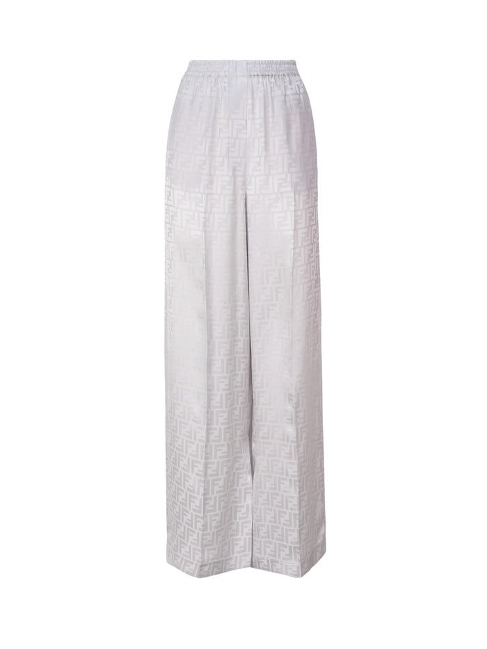 Fendi Rtw Grey Silk