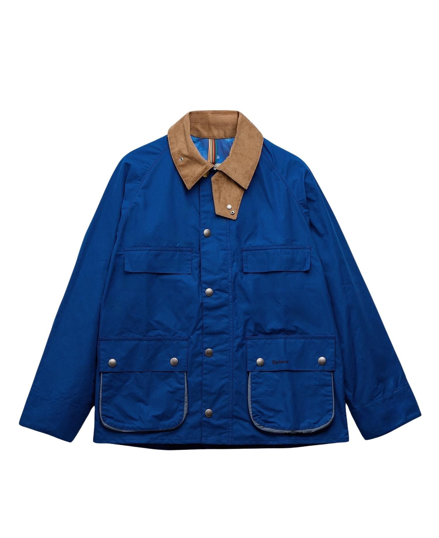 Ba X Paulsmith Sgr Bedale Jkt Blue Cotton Jacket