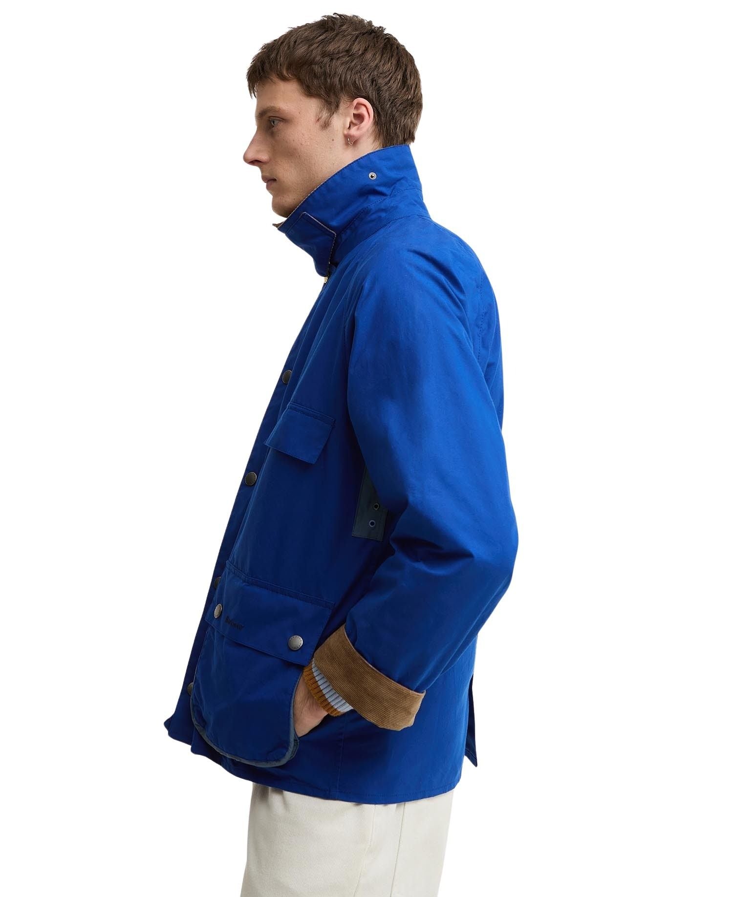 Ba X Paulsmith Sgr Bedale Jkt Blue Cotton Jacket