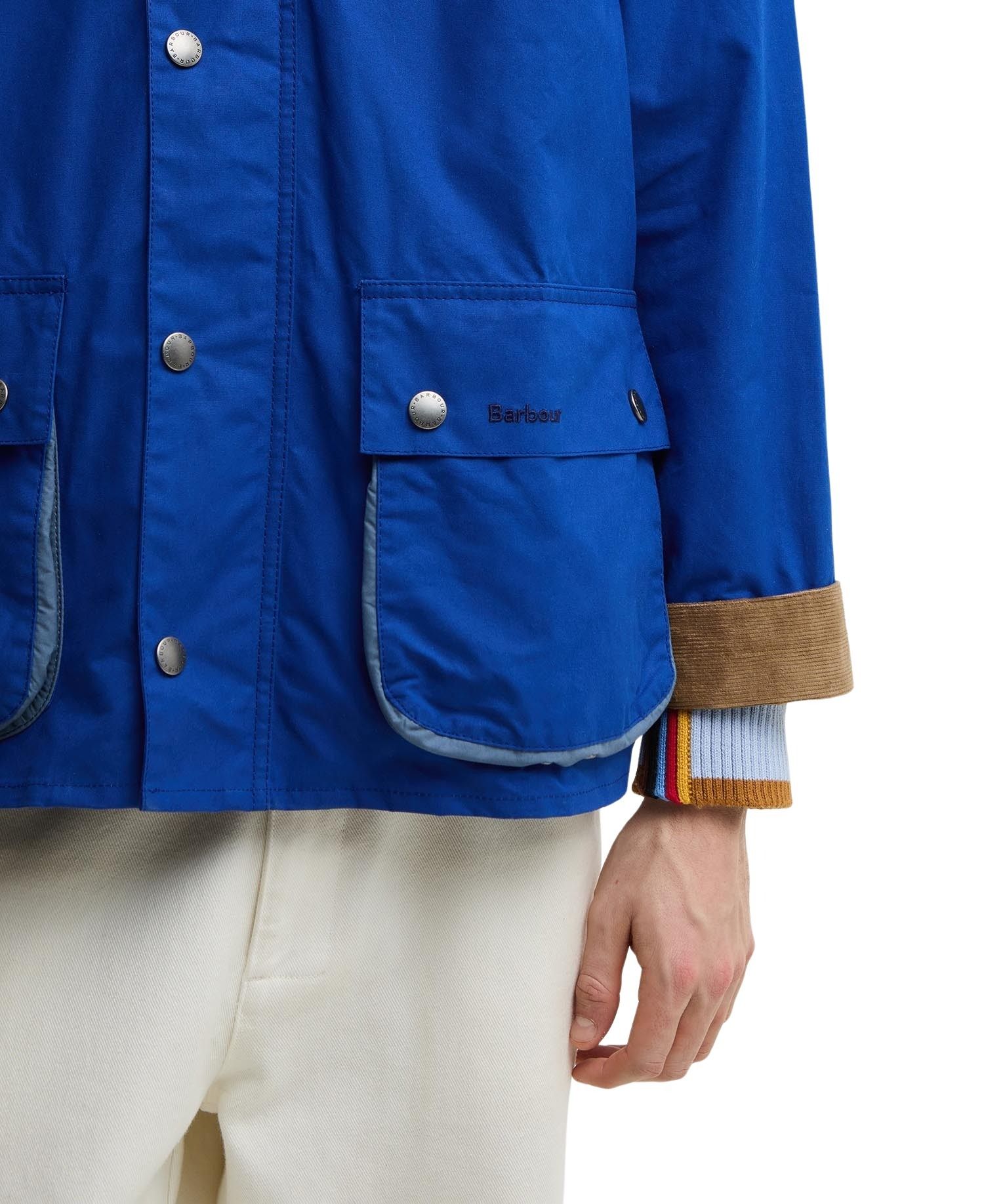 Ba X Paulsmith Sgr Bedale Jkt Blue Cotton Jacket