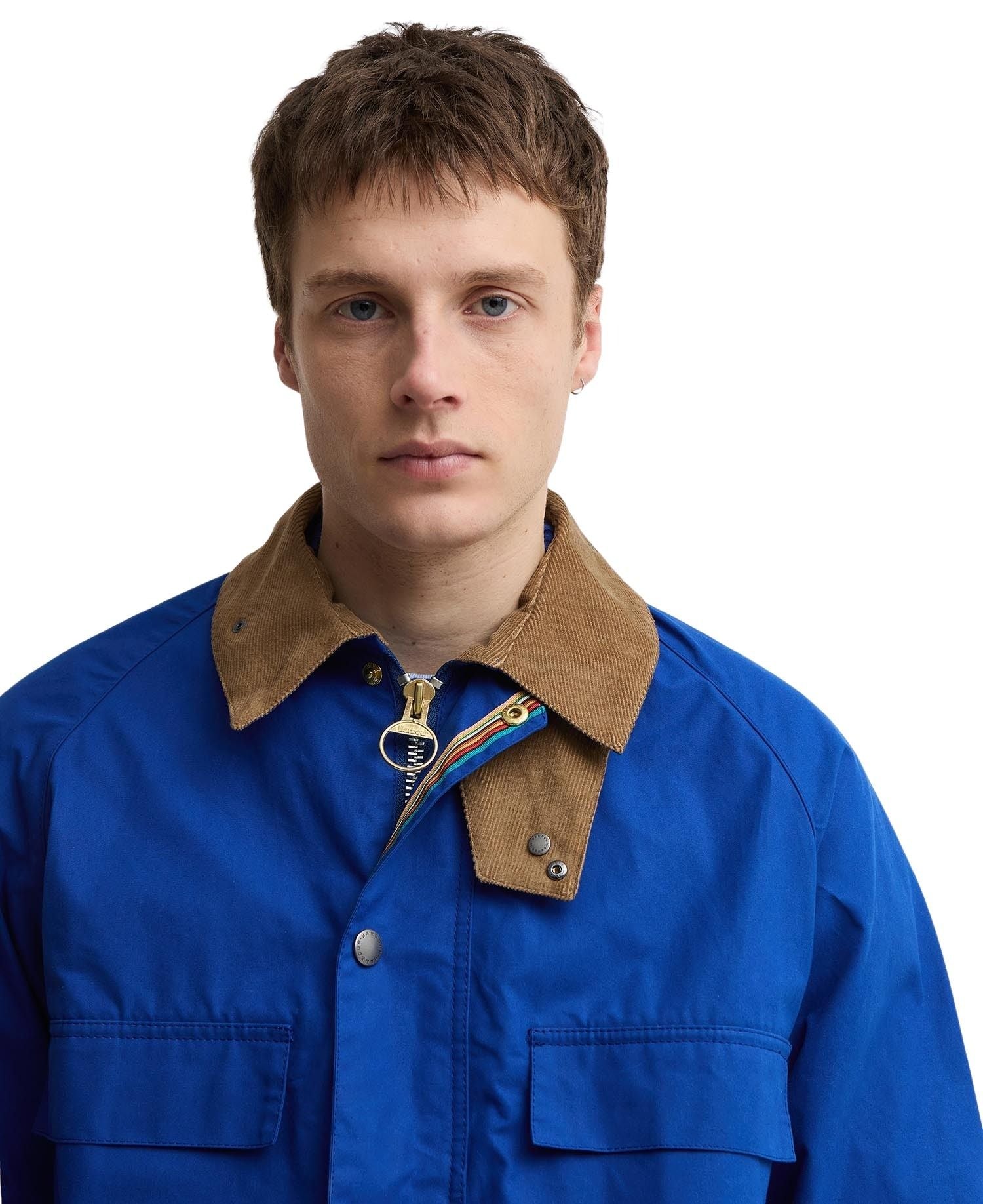 Ba X Paulsmith Sgr Bedale Jkt Blue Cotton Jacket