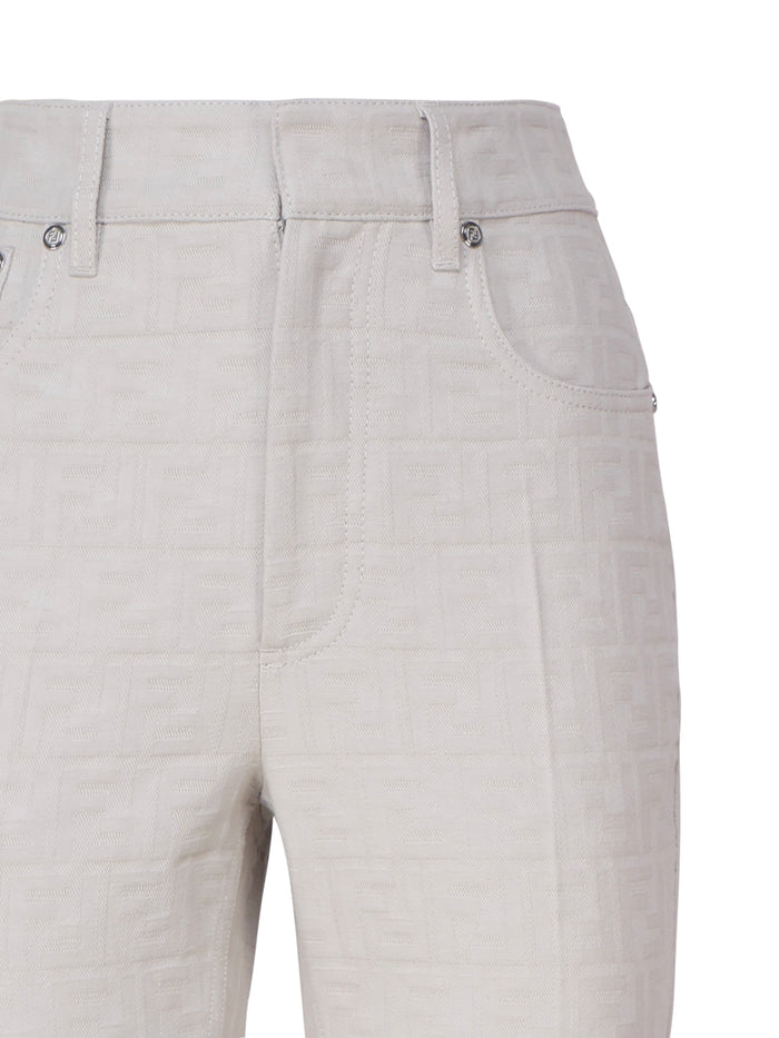 Fendi Jeans Grey Cotton