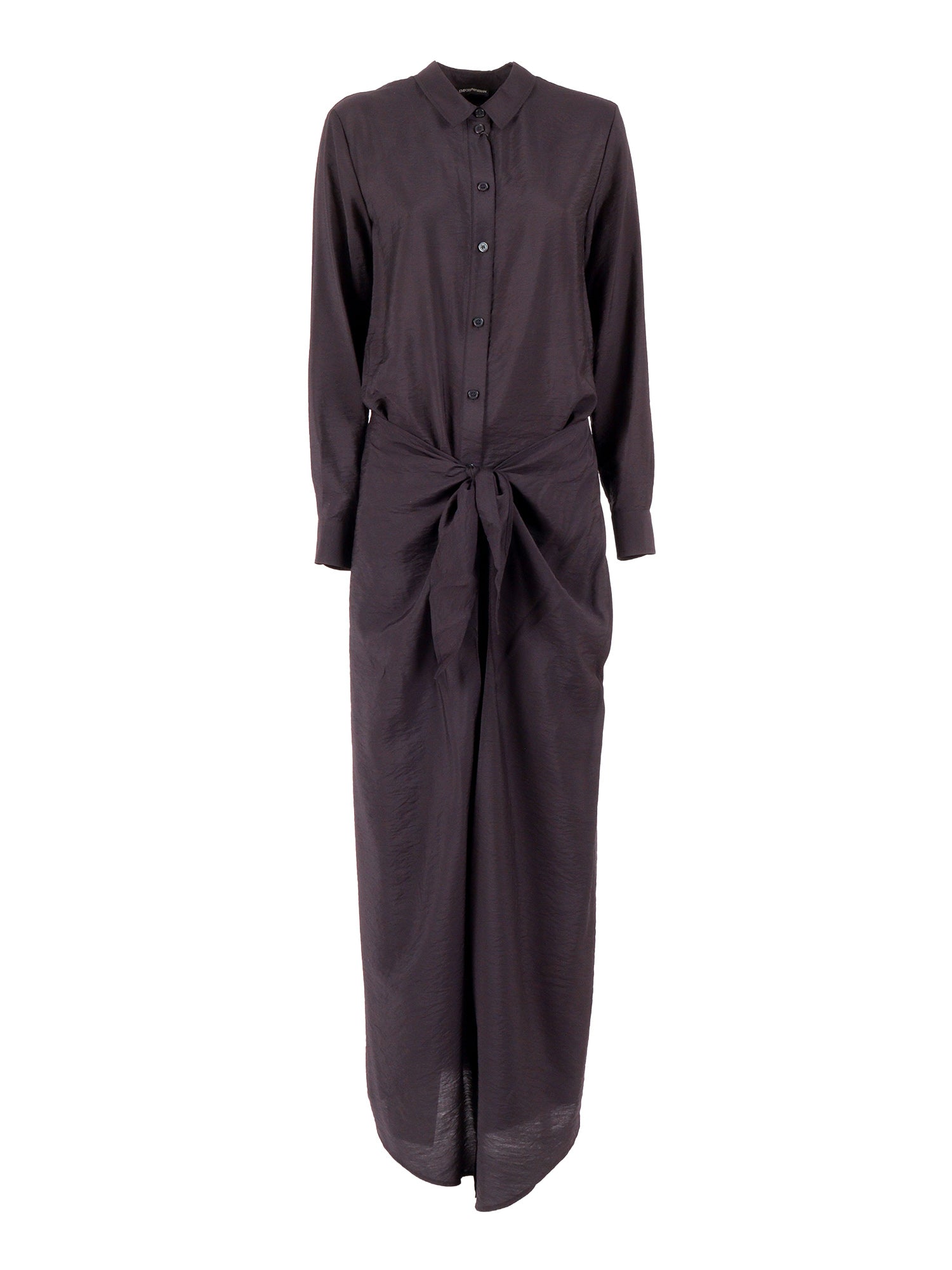 DRESS Blue Viscose Polyamide Midi