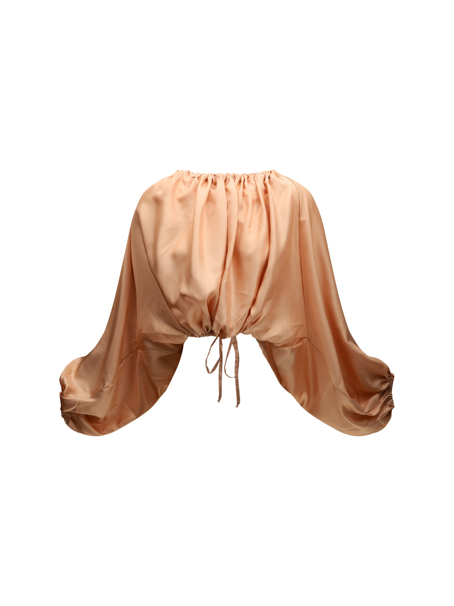 Top Paloma Cameo Rose Silk Tops