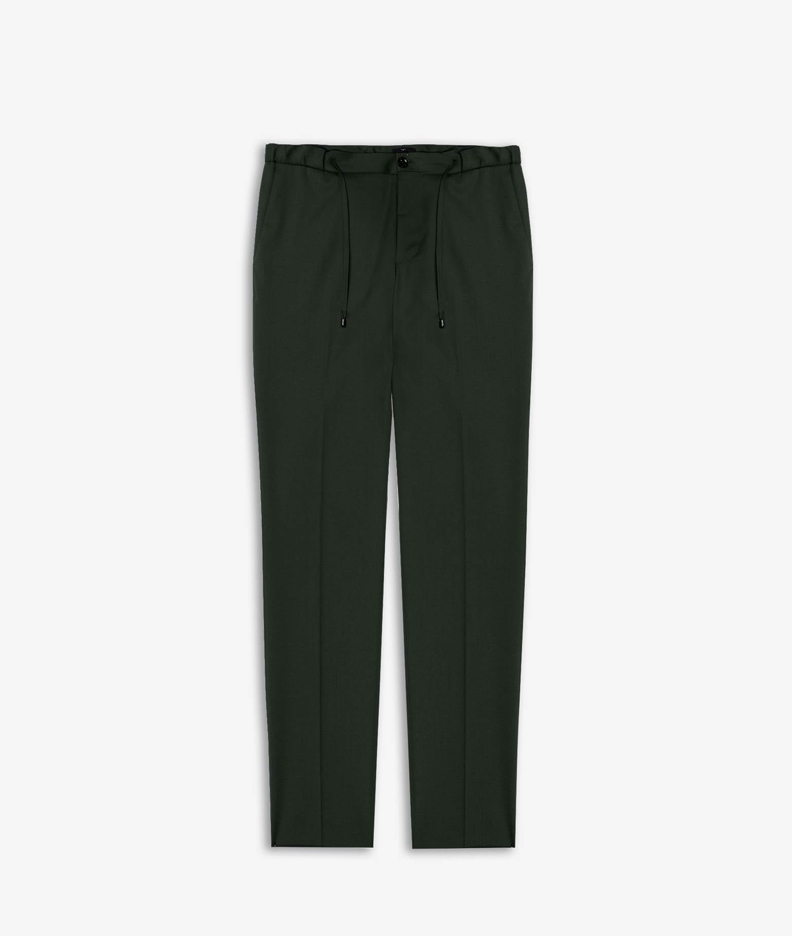 Wool Trousers Mauritius Olive Sportswear