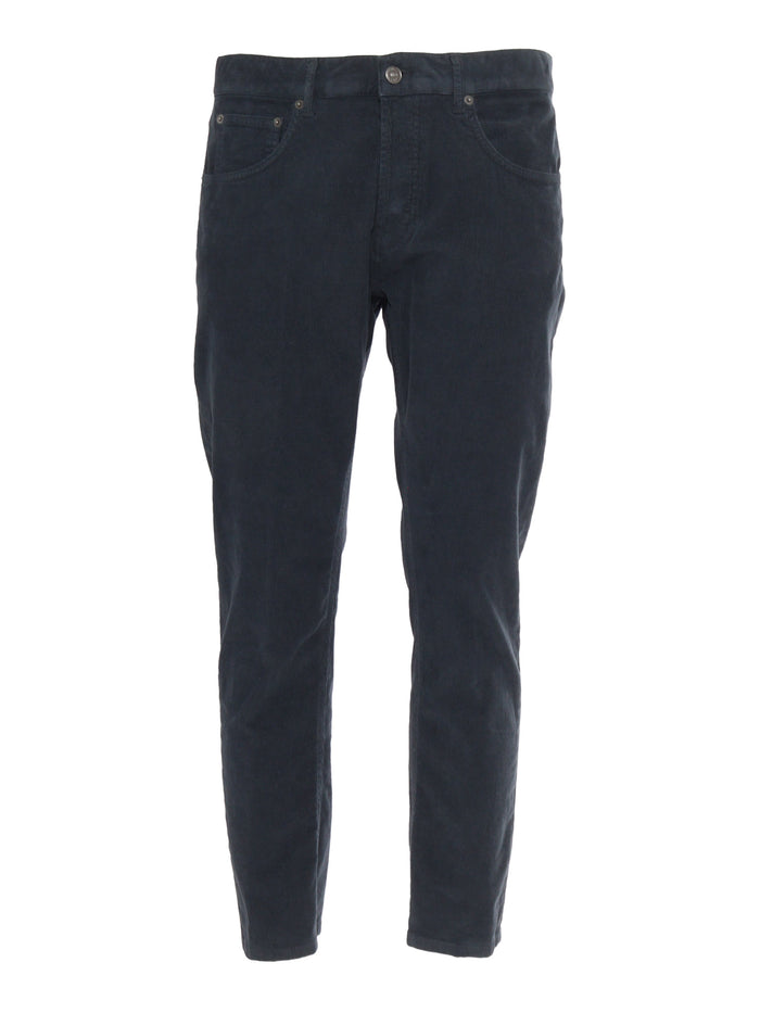 Dian Pants Grey Cotton Elastane Jean