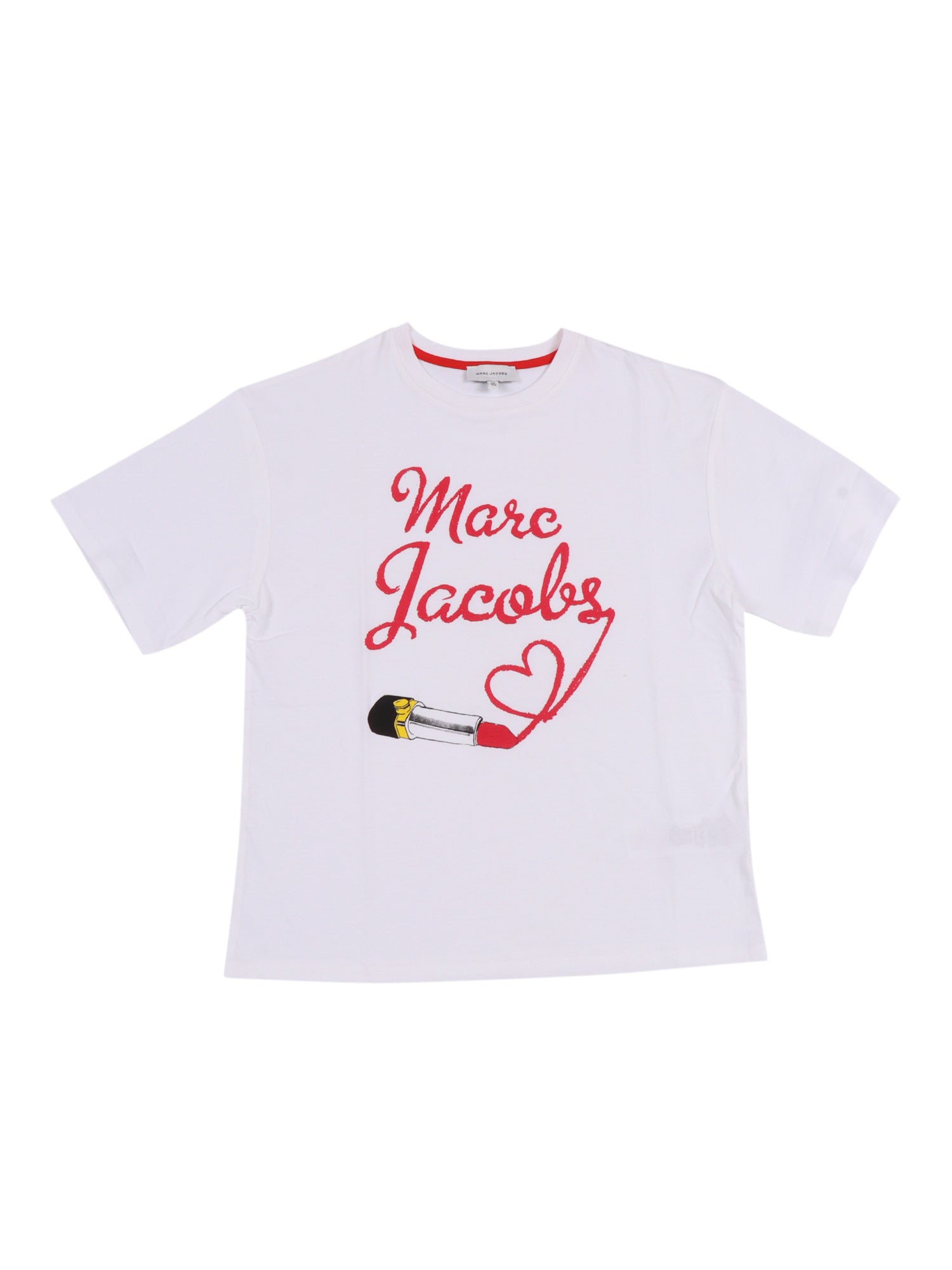 T-Shirt White Cotton Fabric 2 Short Sleeves