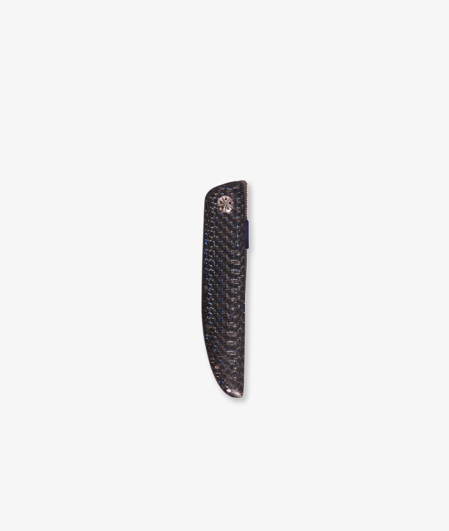Carbon Fiber Knife Blue Collectors Knives