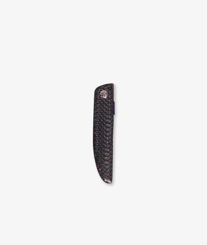 Carbon Fiber Knife Blue Collectors Knives