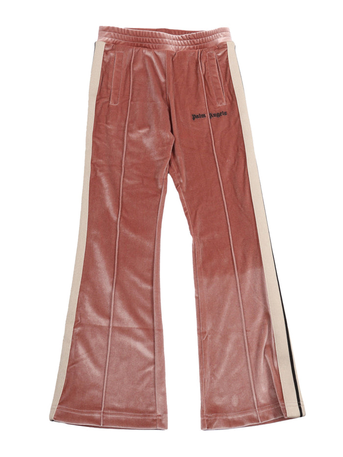 Pa Chenille Track Flare Pant Antique Ros Pink Trackpants