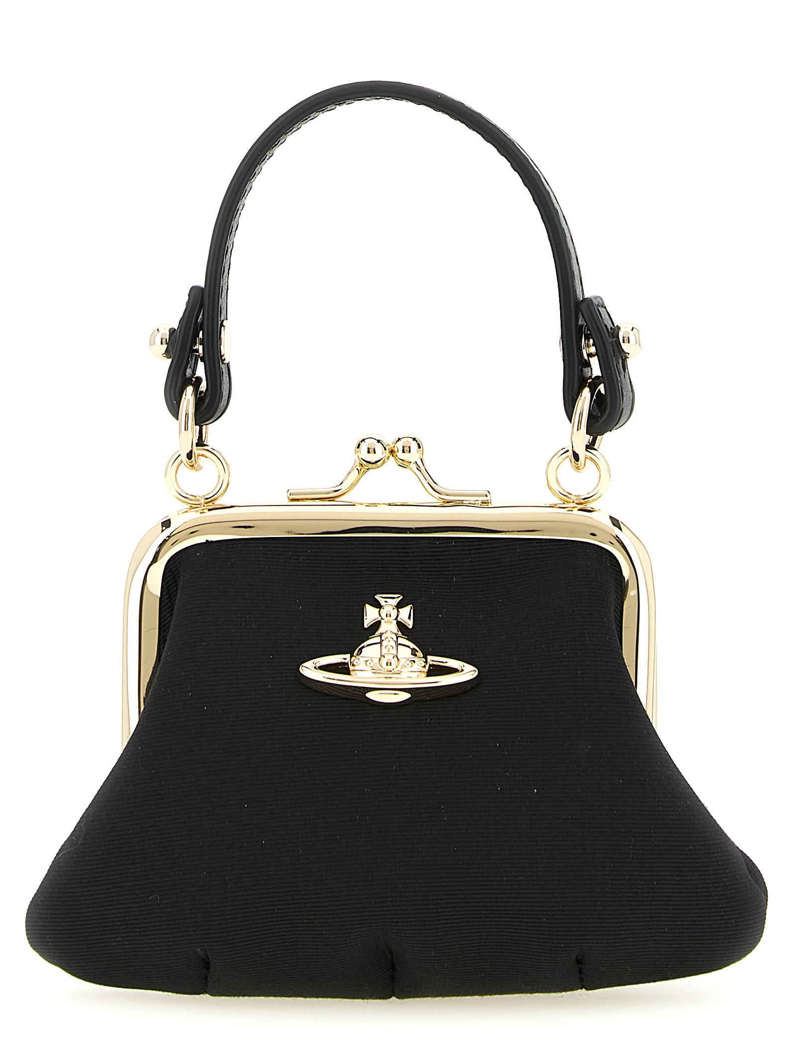 Mini Granny handbag Black Viscose Hand Bags