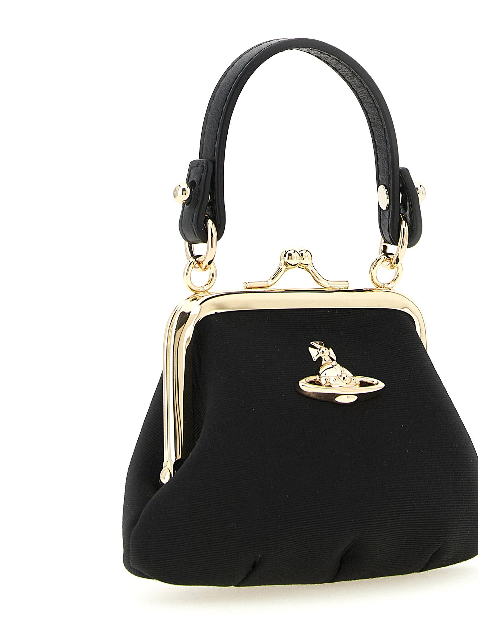 Mini Granny handbag Black Viscose Hand Bags