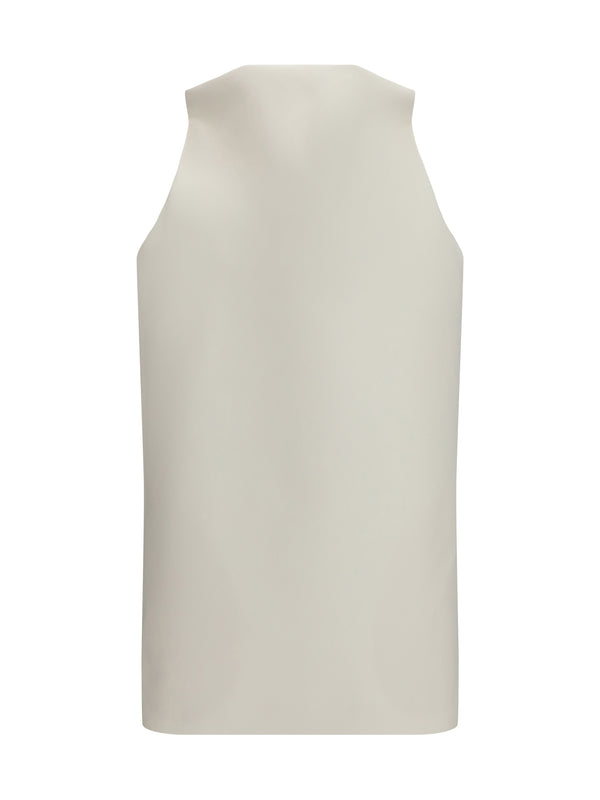 Balenciaga 80% Wool Ovis Aries; 20% Silk dress in ivory