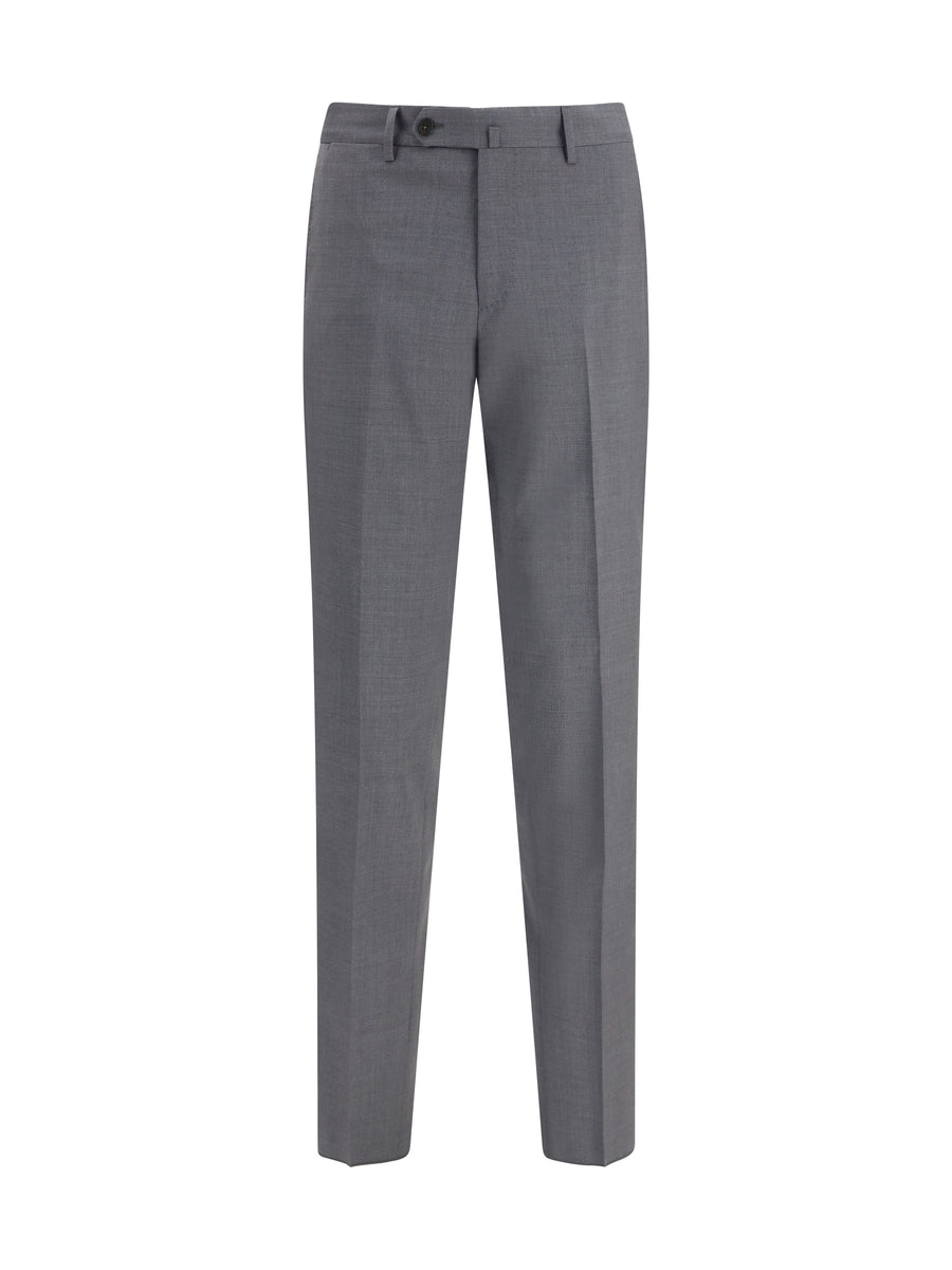 Germano 100% Fleece Wool Ovis Aries trousers in gray