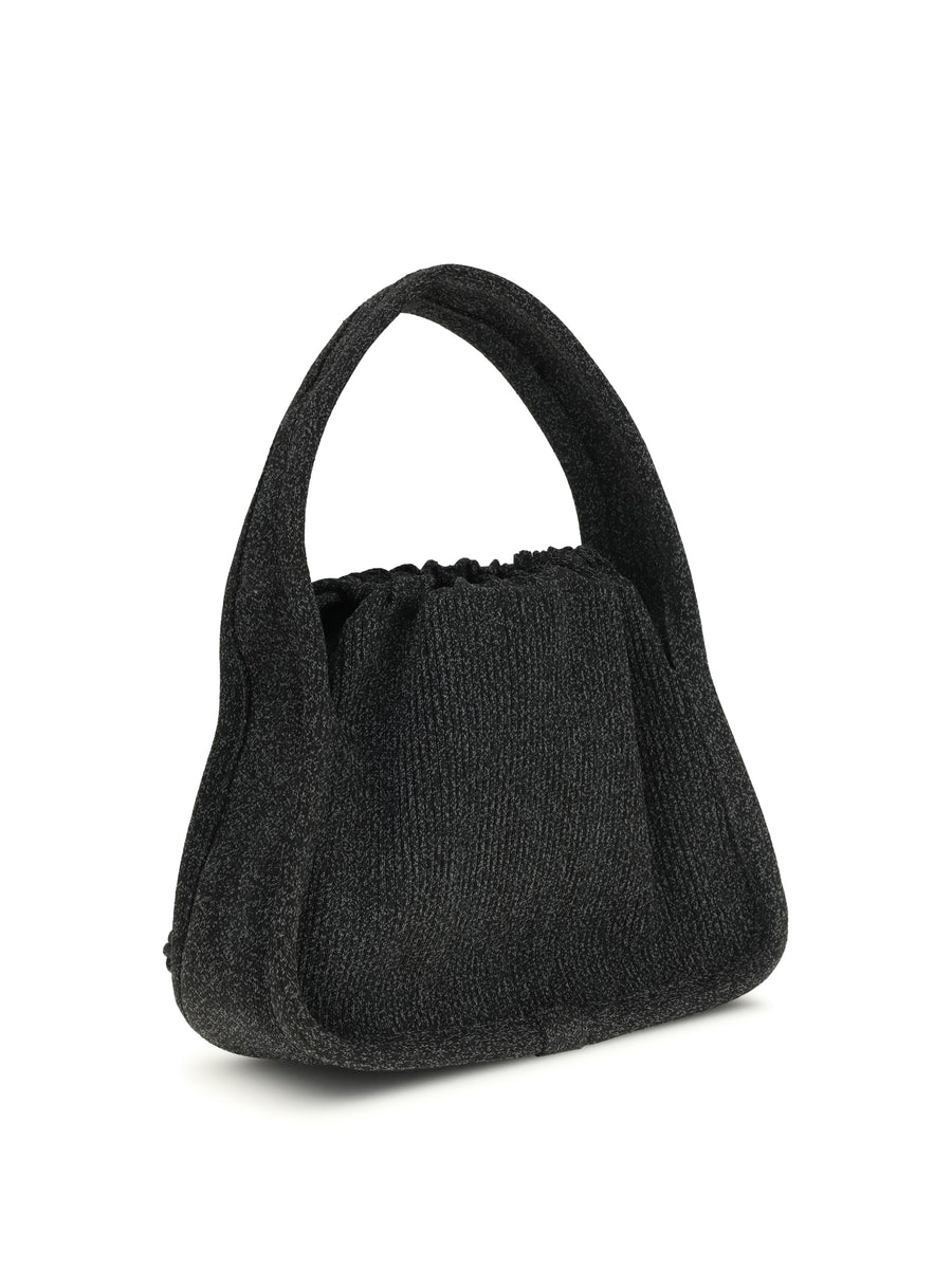Handbag Ryan Large Reflective Charcoal Polyester Handbags