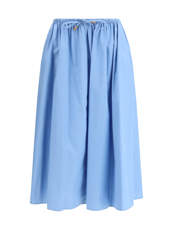 Marni 100% Cotton skirt in blue