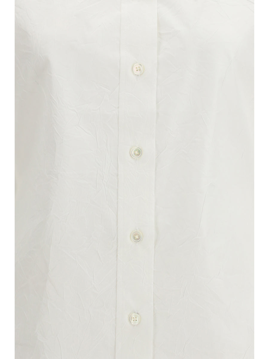 Shirt Shaped Cotton Poplin Optic White