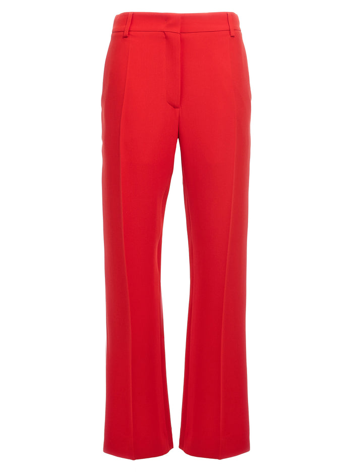 Valentino cady trousers Red Silk Pant