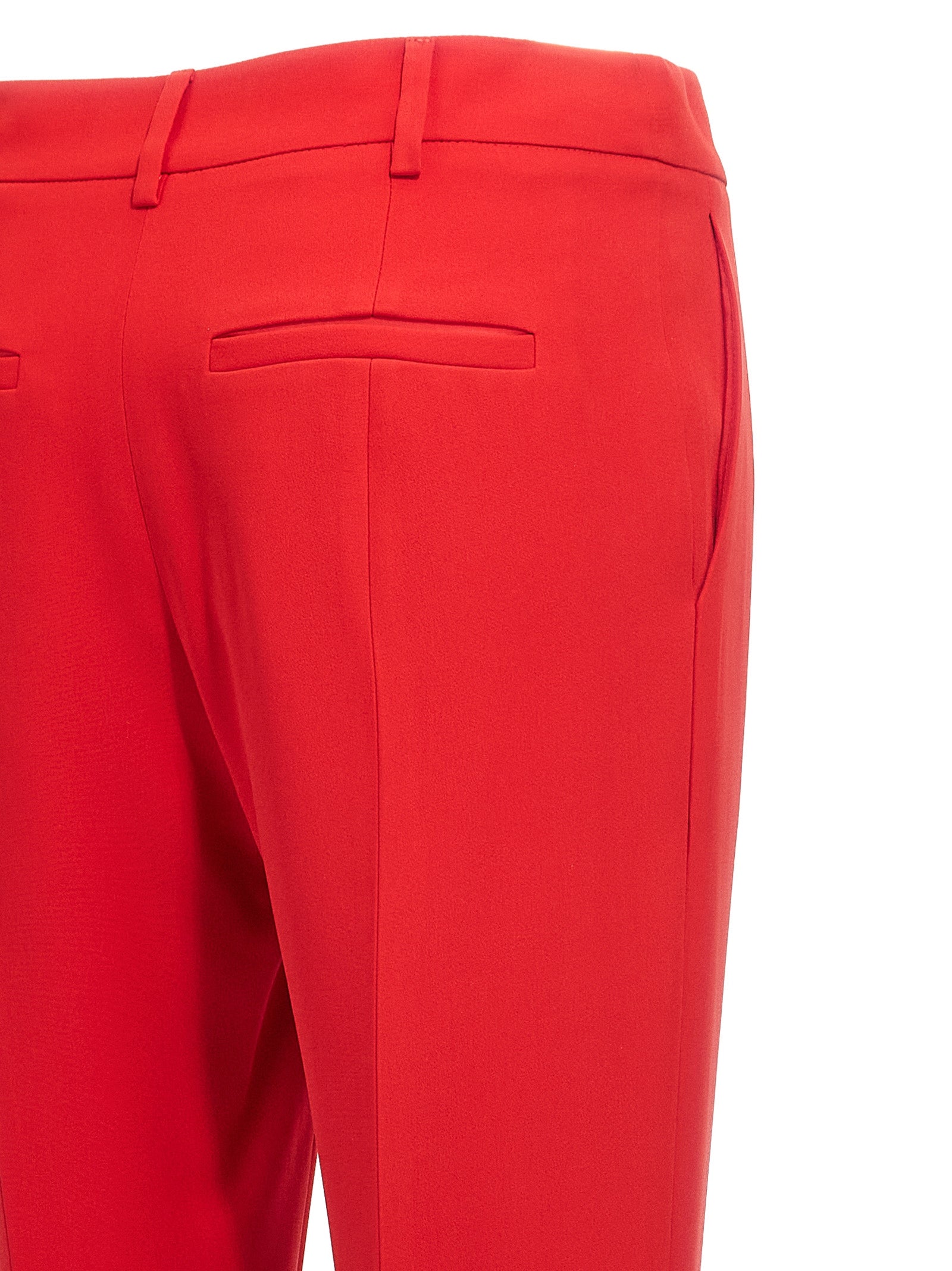 Valentino cady trousers Red Silk Pant