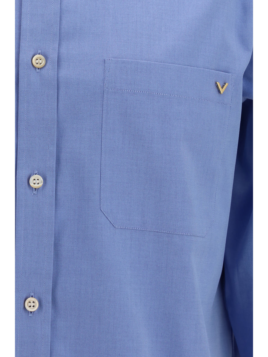 Cotton Shirt Vgold Cloudless Sky