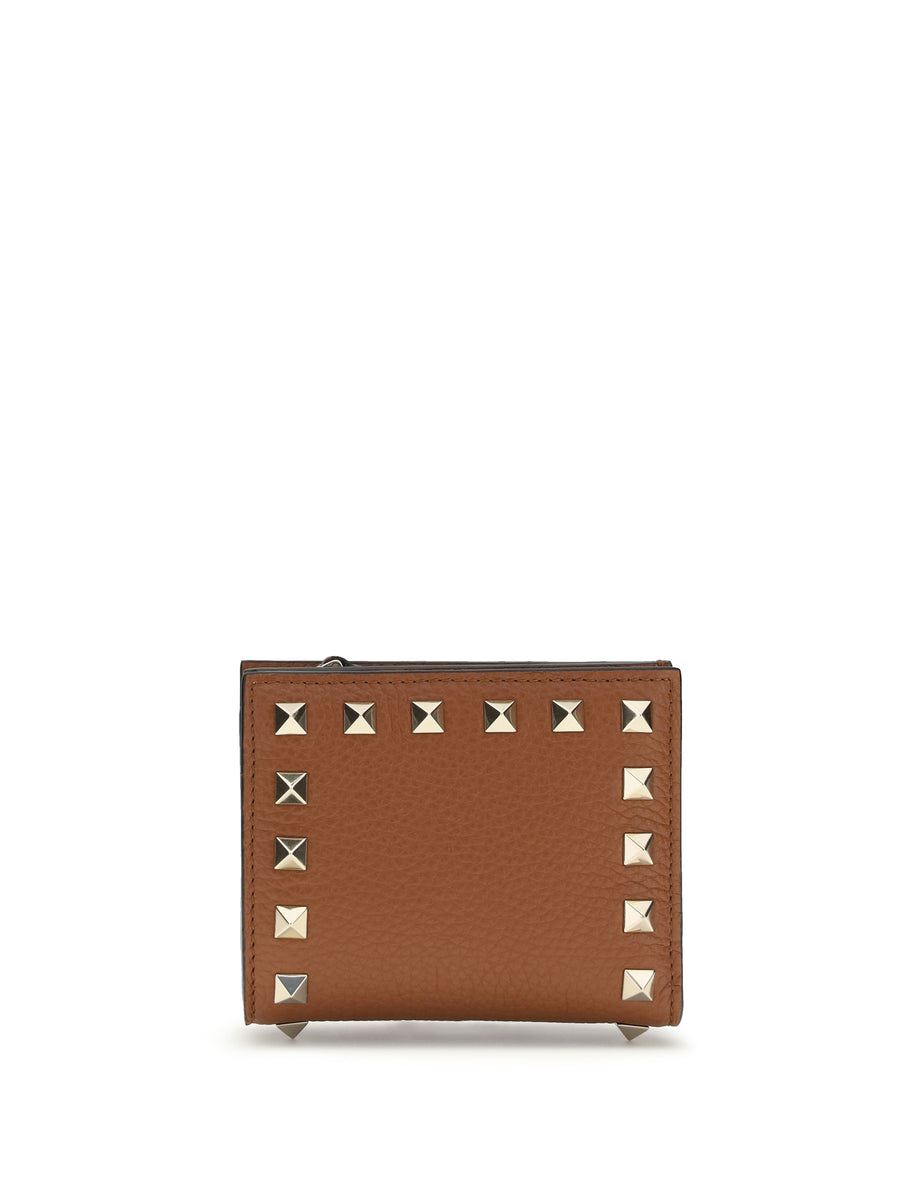Valentino Garavani Lamb Ovis Aries wallet in brown
