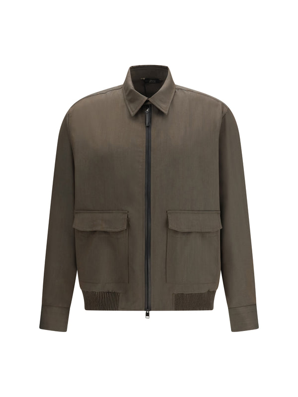 Brioni 100% Wool jacket in khaki