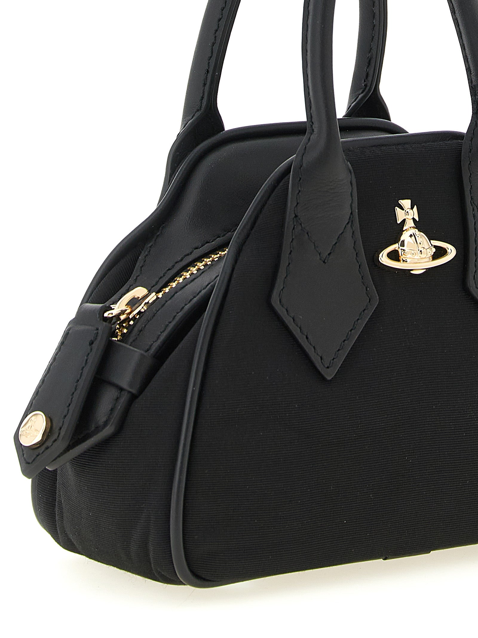 Yasmine mini handbag Black Viscose Hand Bags