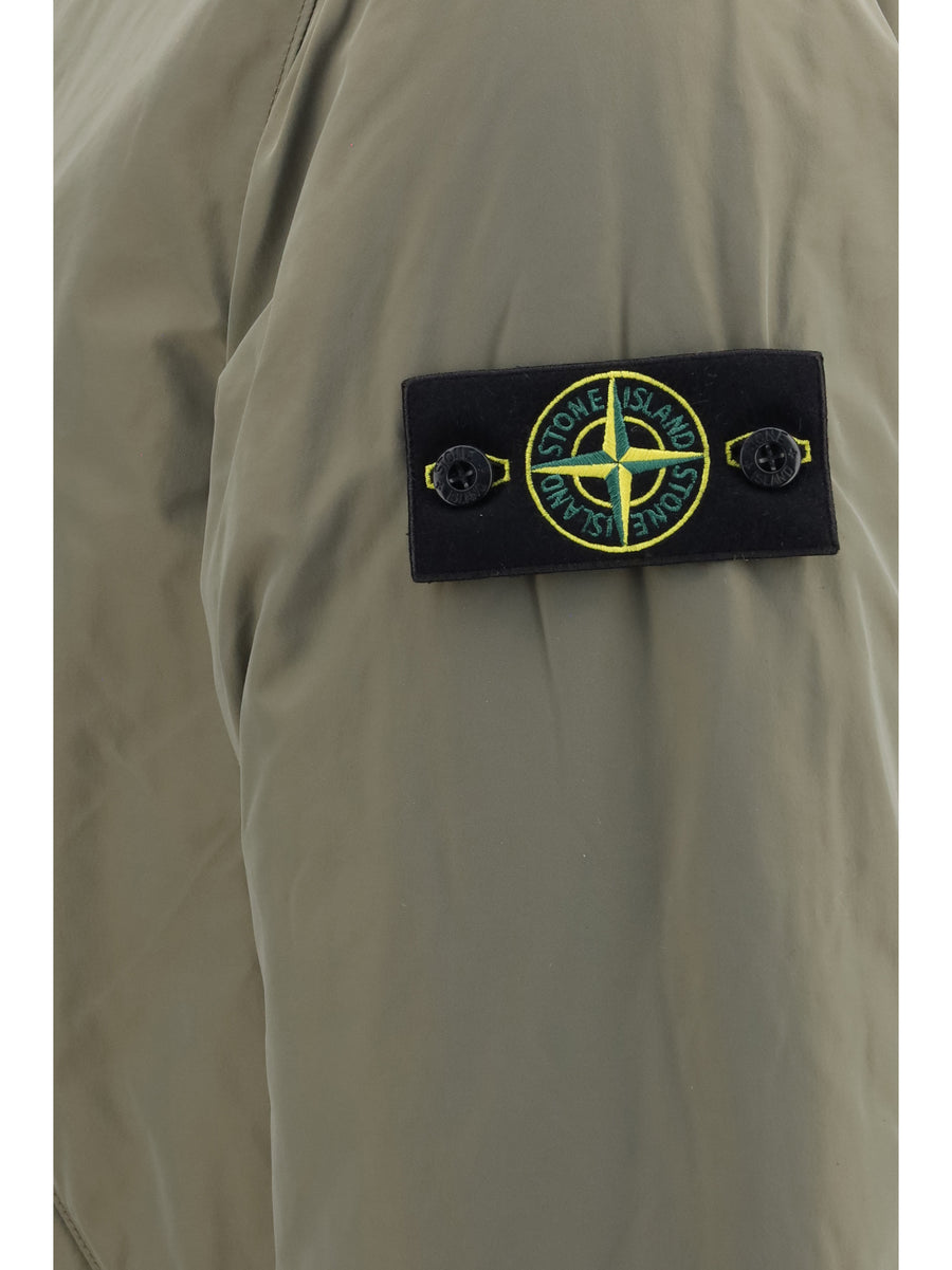 Padded Micro Twill Jacket Military Green Inner: Polyester
