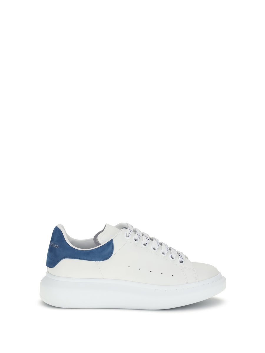 Leather Sneakers White-Paris Blue White/paris Trainers