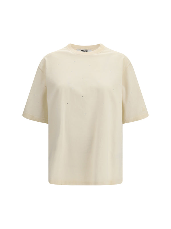 Golden Goose 100% Cotton t-shirt in beige