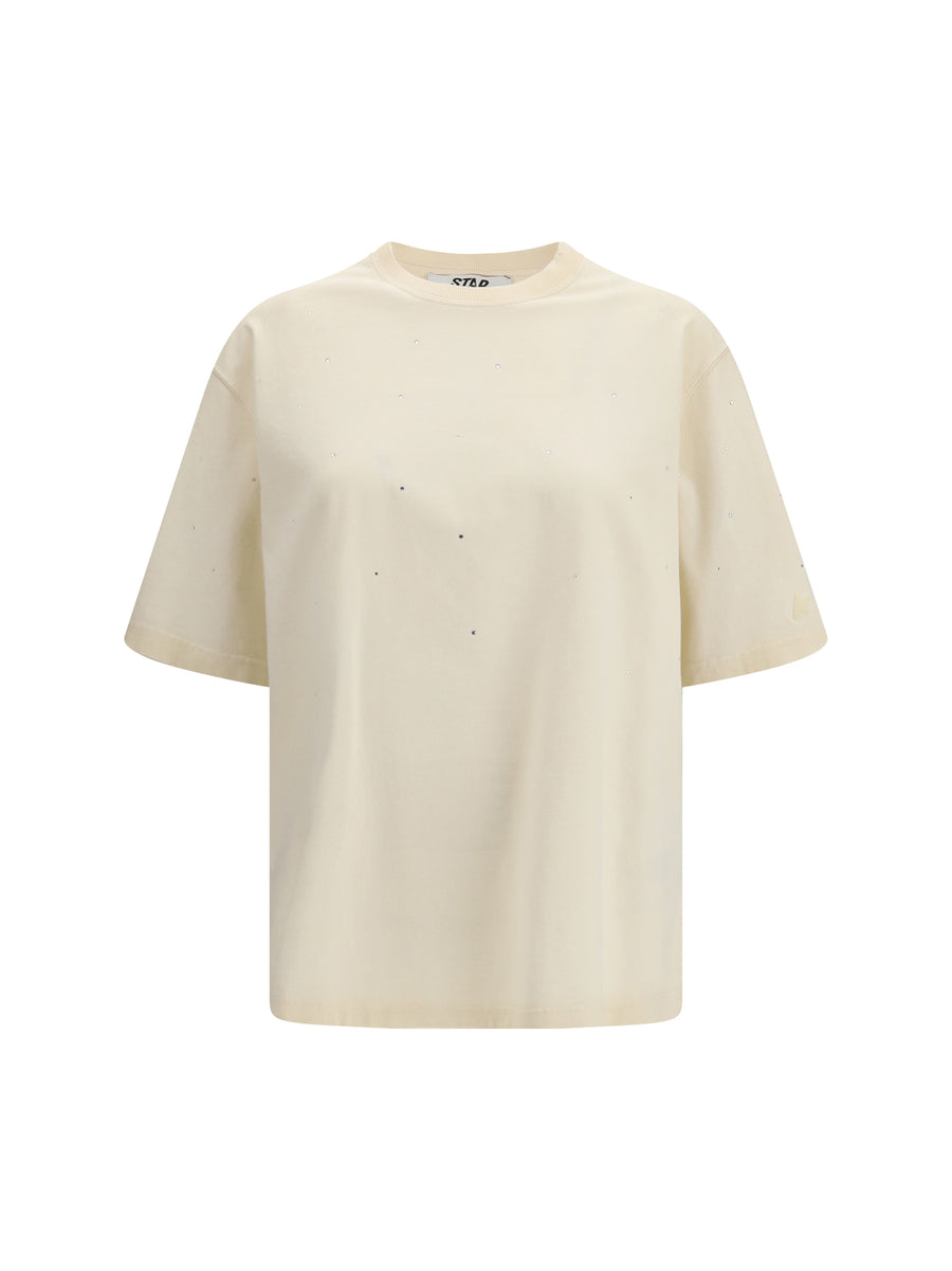 Golden Goose 100% Cotton t-shirt in beige