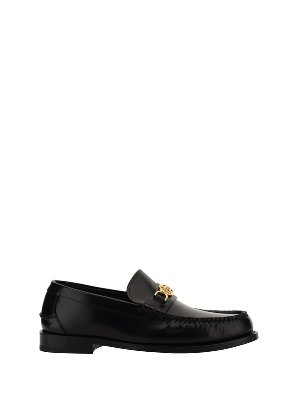 Versace 100% Calf Leather Bos Taurus loafer in black