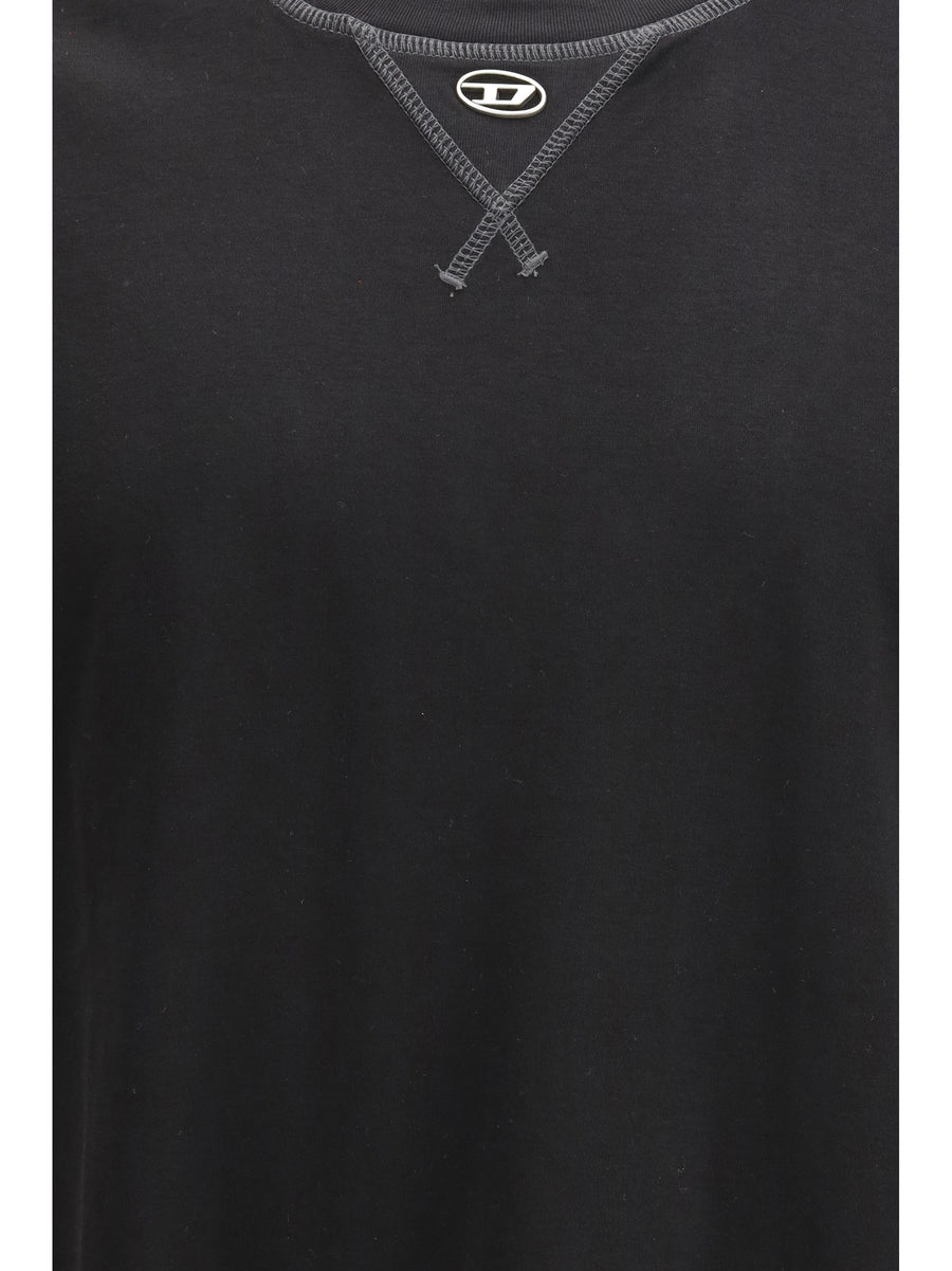 T-Shirt T-Madjust-Tr Black Cotton T-shirts