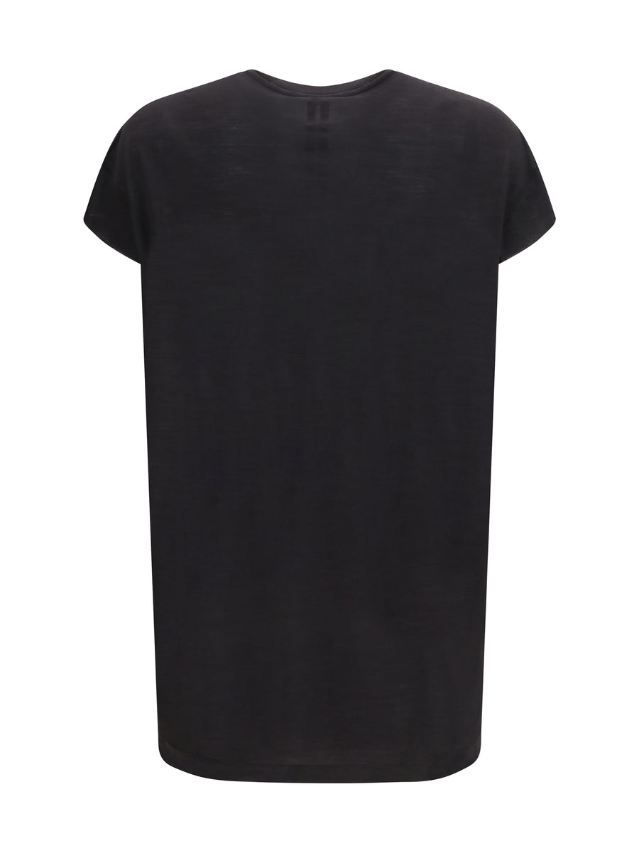 Short-Sleeved T-Shirt Jumbo Black Wool Merino T-shirts