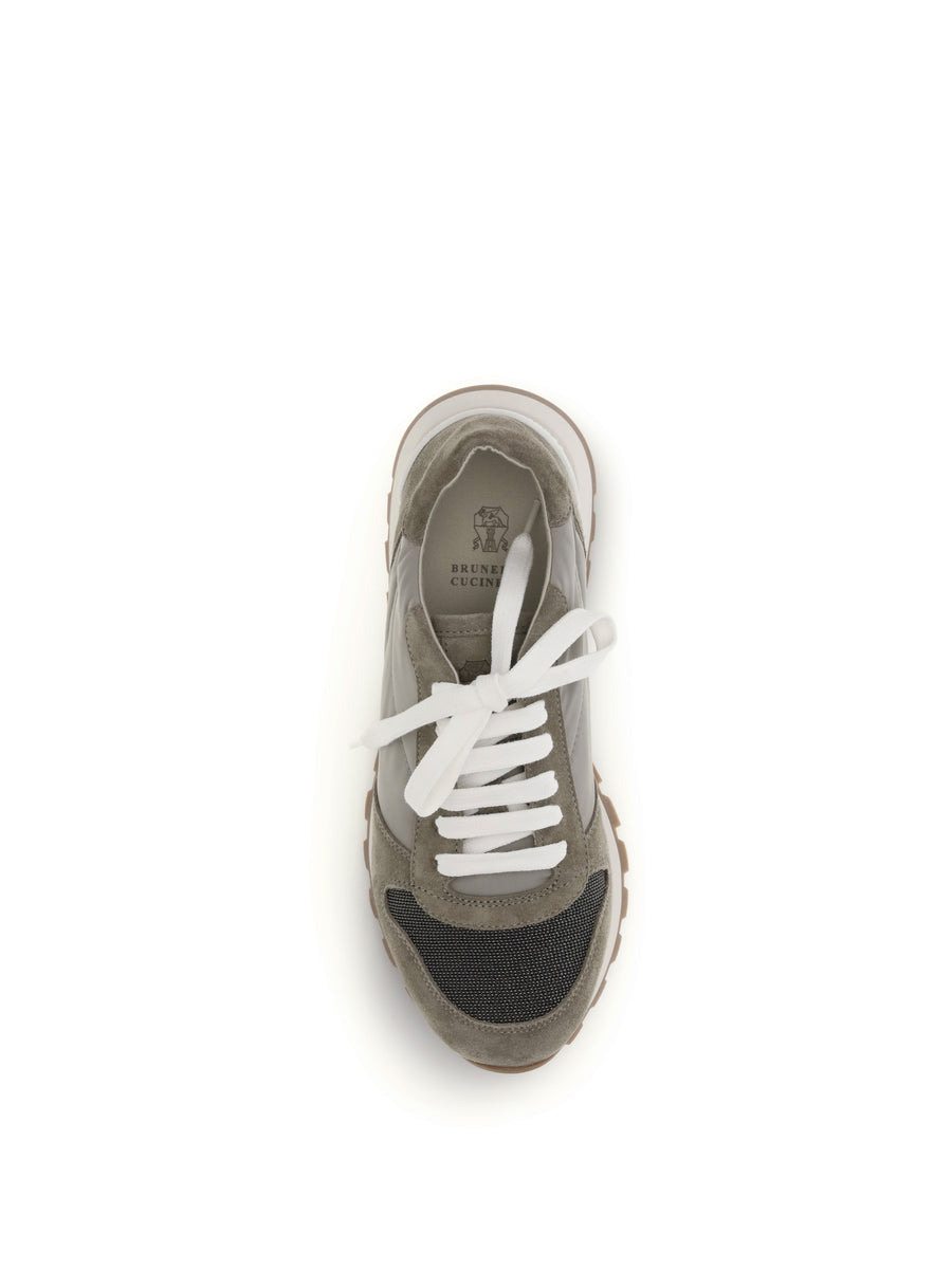Sneakers New Khaki Upper: Polyester Trainers