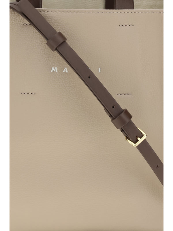Handbag Museo Mini Moonstone-Dark Burgundy-Coffee Moonstone/dark Burgundy/coffee Calf Leather Handbags