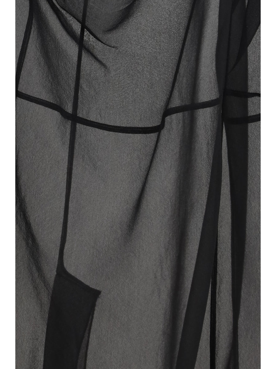 Midi Skirt Cigaline With Suspender Straps, Black Polyester