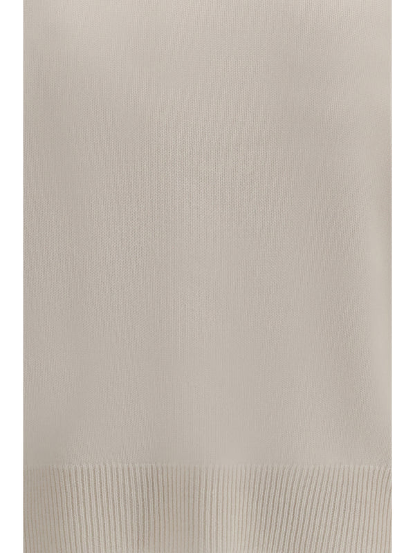 Cashmere Crew-Neck Sweater English White T-shirts & Jerseys