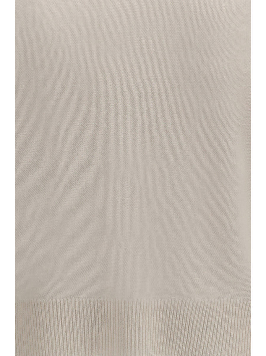 Cashmere Crew-Neck Sweater English White T-shirts & Jerseys
