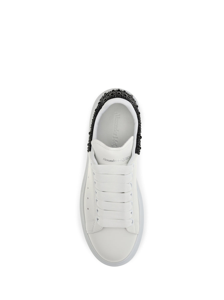 Oversized Sneakers Sand Suede Heel Trainers