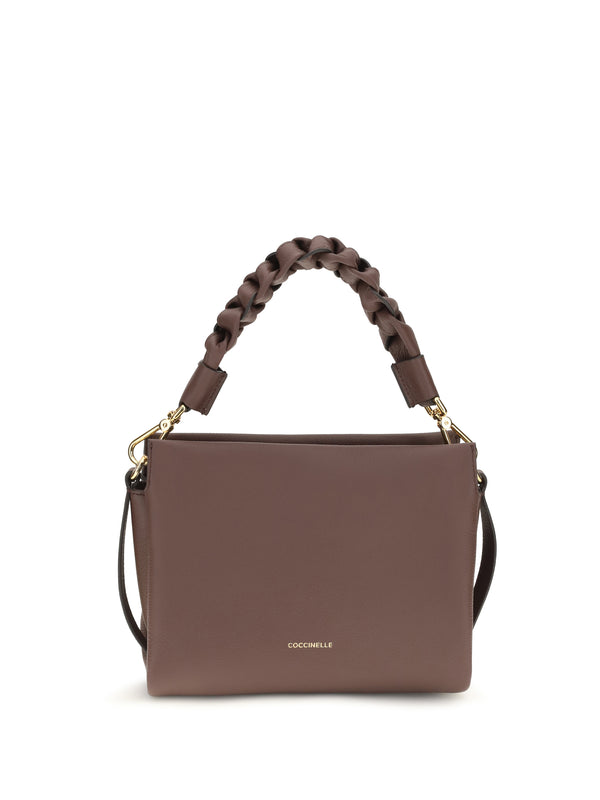 Coccinelle 100% Calf Leather Bos Taurus shoulder bag in brown